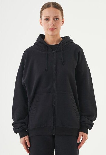 ORGANICATION ESSENTIALS-JALE- Soft Touch Sweatjacke aus Bio-Baumwolle