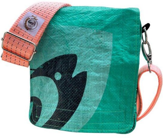 Beadbags kleine Umhängetasche mit orangenem Tampenjan Gurt Ri10TJ