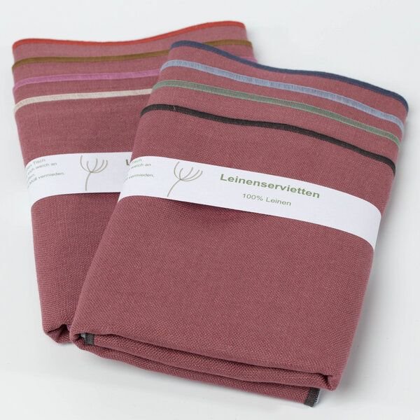 Thumbnail - nahtur-design Leinenservietten 8er Set, 100% Leinen
