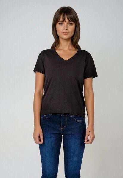 TORLAND Damen T-Shirt mit V- Ausschnitt ISLA