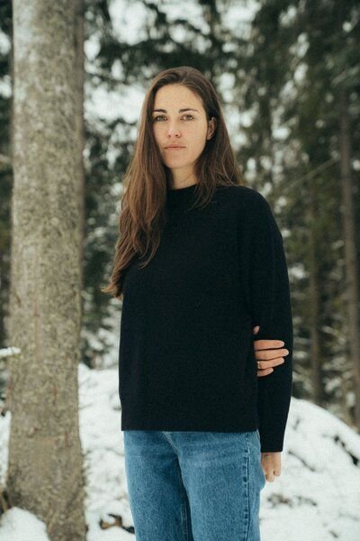 Kopyto BARIBAL - Damen Oversize Boxy Stickpullover aus Merino-wolle RWS- zertifiziert