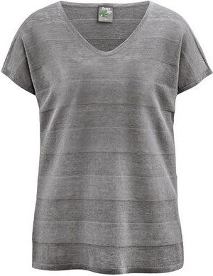 Hempage Damen Strick T-Shirt 100% Hanf