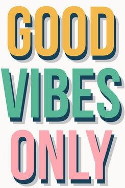 Photocircle Poster / Leinwandbild - Good Vibes Only