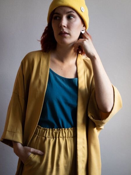 Thumbnail - Ecostories Oversize Kimono aus Lyocell