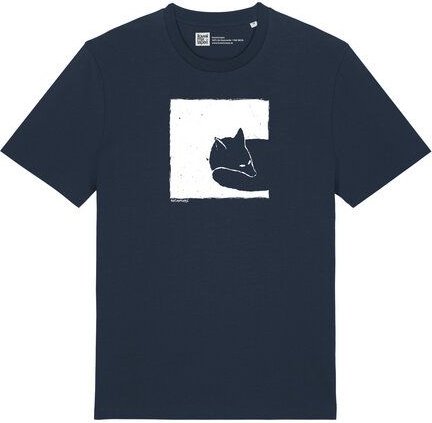 ilovemixtapes Unisex T-Shirt mit Fox in a Box Motiv – Nachhaltig, Fair, Vegan, Bio-Baumwolle