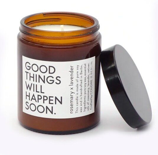 Coudre Berlin Duftkerze im Glas, Sojawachs und ätherische Öle