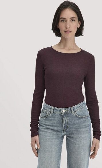 hessnatur Rib Shirt Slim aus Bio-Merinowolle und TENCEL Lyocell