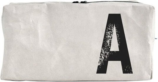 Thumbnail - renna deluxe Kulturtasche und Kosmetiktasche mit Monogramm, vegan GRAU