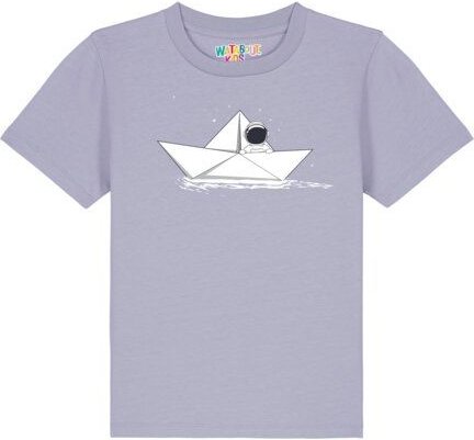 watabout.kids T-Shirt Kinder Astronaut in paper boat