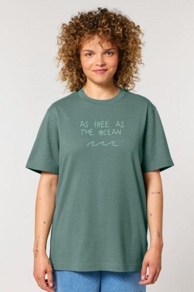 Zeachild As Free As The Ocean Shirt Unisex Bio