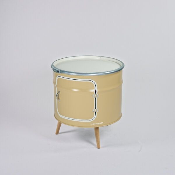 Lockengelöt Bar Kommode aus einem Hamburger Ölfass