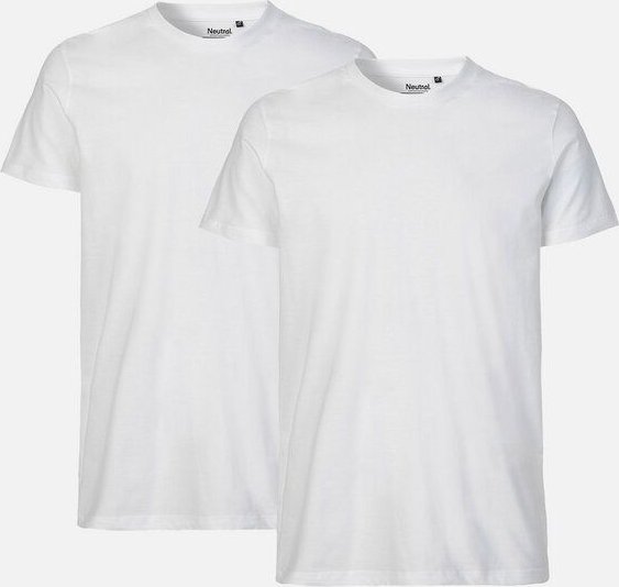 NEUTRAL® Doppelpack Herren Bio Tshirt - Bio Baumwolle