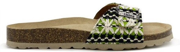 Vegane "thies ® Eco Boho Strap" Sandale aus recycelten Materialien