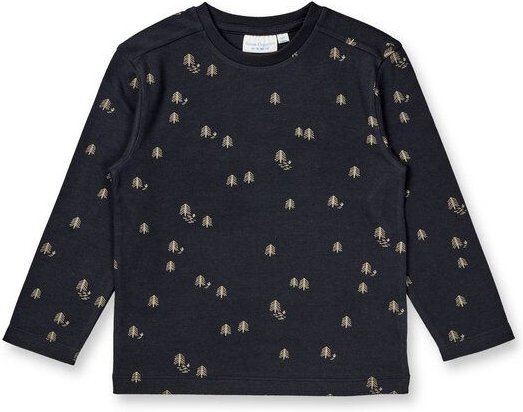 Sense Organics & friends in cooperation with GARY MASH Kinder Langarmshirt mit Allover-Druck aus Biobaumwolle