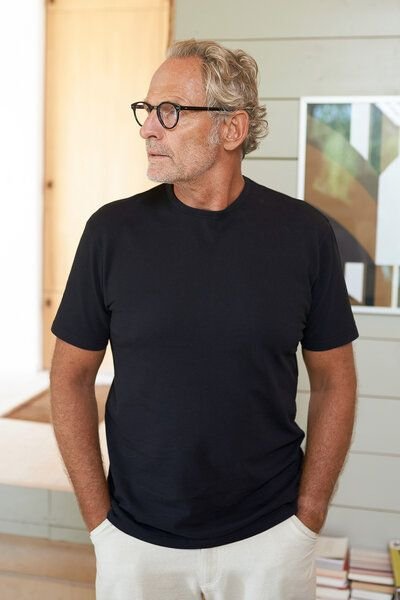 Thumbnail - About Companions Basic T-Shirt LIRON aus Bio-Baumwollpiqué