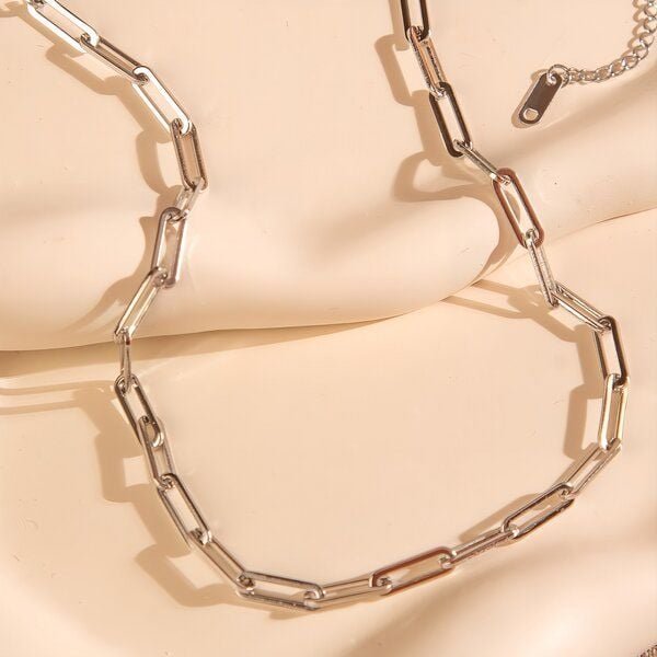 Ovale Gliederkette 4mm breit in 2 Längen von Elektropulli