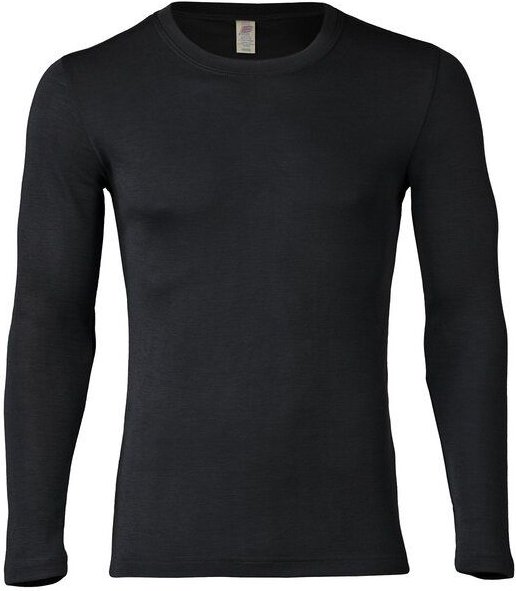 Engel natur Herren Unterhemd Langarm Bio-Schurwolle/Seide