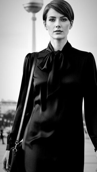 Aline Celi Ökologisch Nachhaltiger kleid Bianca