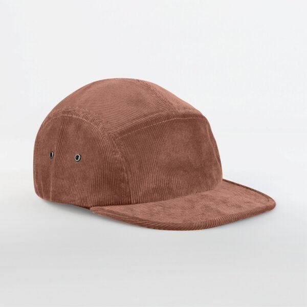 Thumbnail - Beechfield Bio-Baumwolle Flat-Cap mit Metallverschluss Cord Kord EarthAware® Camping Cap