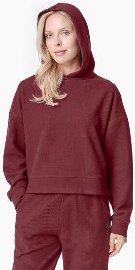 ORGANICATION HANNA | Waffel Hoodie aus Bio-Baumwolle und recyceltem Polyester