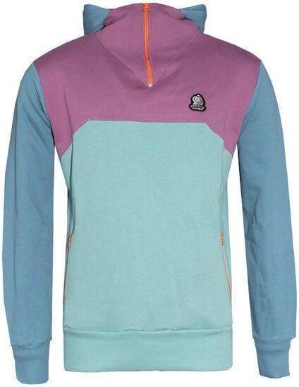 FÄDD Unisex 1/4 Sweatjacke aus Bio-Baumwolle "Troijer VZ Heimat" Grün Blau