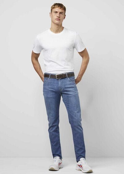 Thumbnail - M 5 BY MEYER LIGHT DENIM SUPER-STRETCH