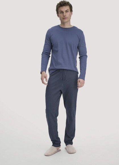 hessnatur Schlafhose aus reiner Bio-Baumwolle