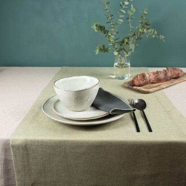 nahtur-design Tischläufer aus 100% BioLeinen | Leinendenim