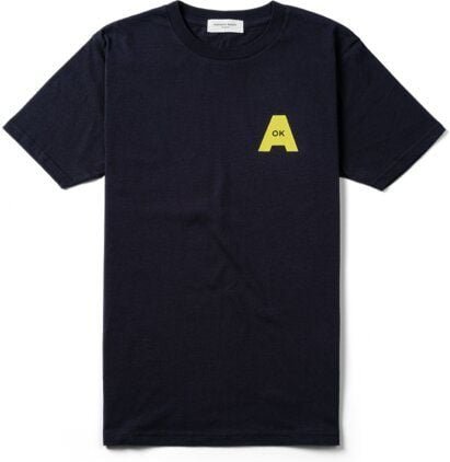 FANTASTIC REALITY STUDIOS A-OK NAVY T-SHIRT – Bio-Baumwolle, Unisex