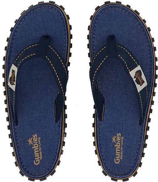 GUMBIES Dark Denim – Badesandalen für Damen und Herren