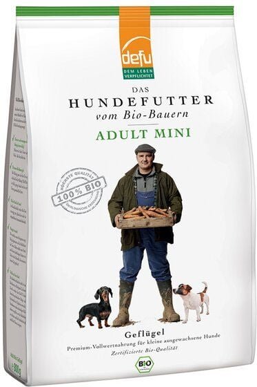 defu Bio Hundefutter Adult Mini Geflügel