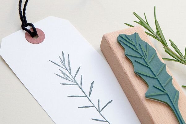 STUDIO KARAMELO STEMPEL ROSMARIN, KORNBLUME, FARN, verschiedene Motive