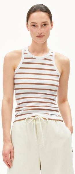 ARMEDANGELS KANITAA STRIPES Damen Ripp-Top aus Bio-Baumwoll Mix
