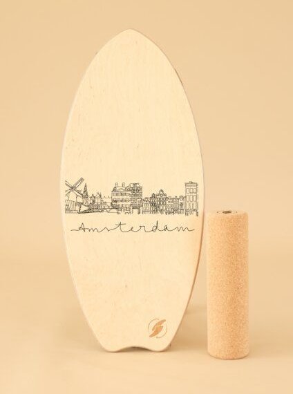 Surfstylefever Balance Board Skyline Edition – Kunst trifft Bewegung