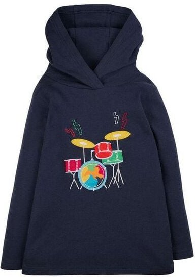 Frugi Hoodie Campfire Schlagzeug blau Campfire Hooded Top Drum