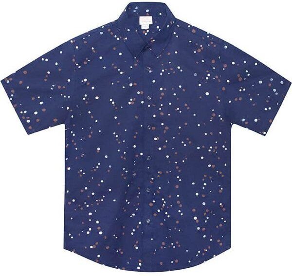 Global Mamas Bio Hemd - Slim Fit - Pathways