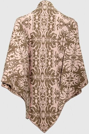 LANARTO slow fashion Stola, dreieckiges Schultertuch Blütenzauber aus mulesingfreier Merinowolle made in germany