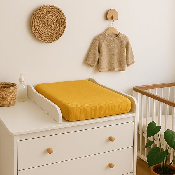 PAPATE Wickelauflagenbezug aus Bio-Baumwolle