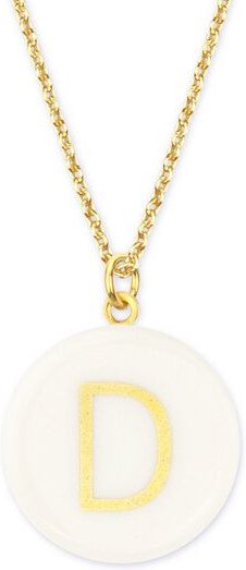 lille mus Halskette mit Porzellananhänger BUCHSTABE Porzellanschmuck