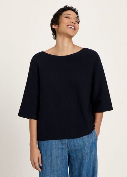 LANIUS U-Boot Pullover (GOTS) aus Bio-Baumwolle