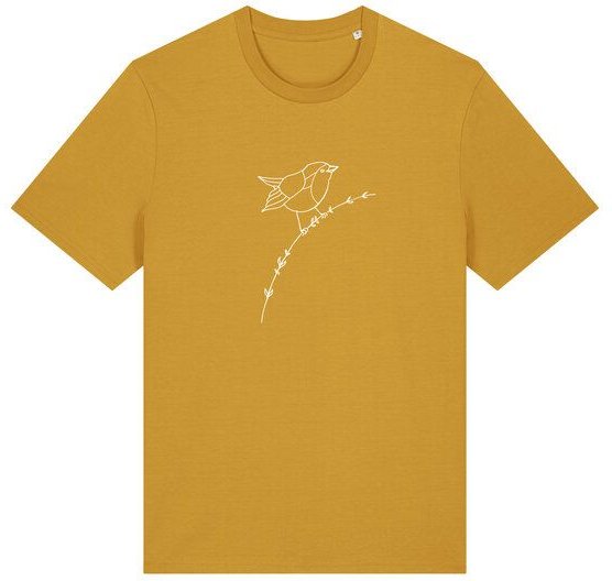 Brandless Basic Bio Unisex T-Shirt Rotkehlchen 180g/m² XXS - 3 XL