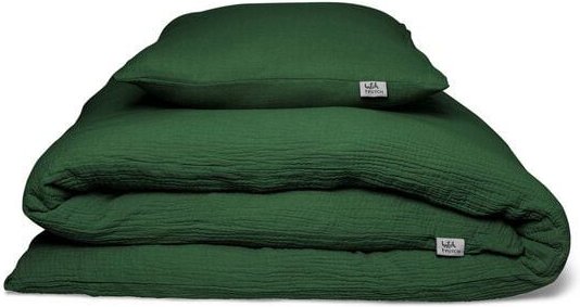 Hutch&Putch Musselin Bettwäsche Set - 100% Bio-Baumwolle - Handmade in Germany