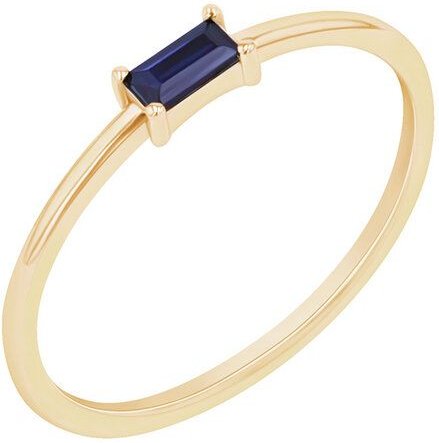 Eppi Ring mit Saphir im minimalistischen Design Koos