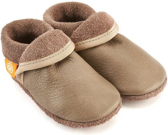 Orangenkinder® Krabbelschuhe "Klassik Beige"