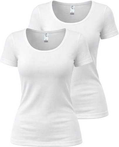 Haasis Bodywear Damen CLASSIC 1/2 Arm Shirt, 2er Pack, Bio Baumwolle
