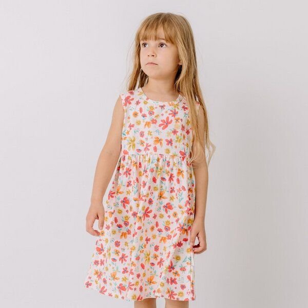 Walkiddy Flower Garden-Sleeveless Dress