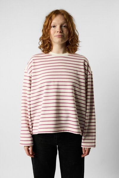 ettics STUDIO Classic Organic Crew Sweatshirt striped