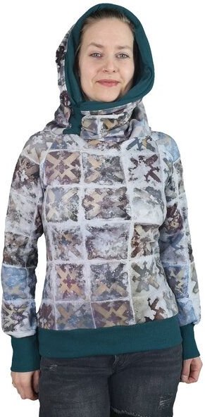 liebewicht KapOn "Hildegard 51" Pullover Sommersweat Print bio mit oder ohne Kapuze