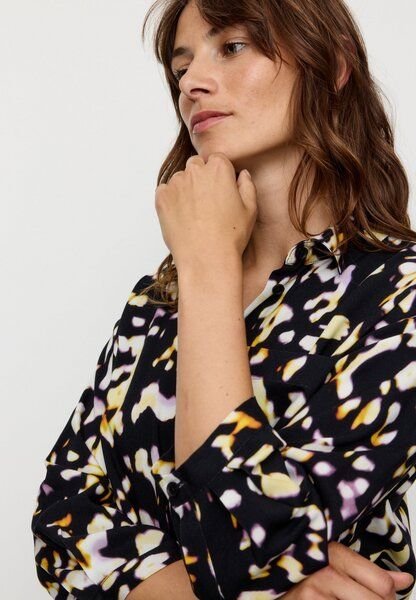 Damen Bluse aus LENZING ECOVERO Viskose - CYPRESS BLURRY - recolution