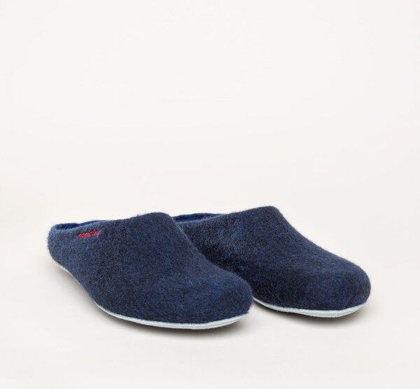 Magicfelt Filz-Hausschuh AP 701 aus 100% Merino-Wolle | Pantoffeln für Damen & Herren mit hochwertiger Ledersohle - Made...